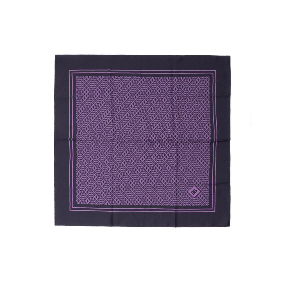 Purple Silk Handkerchief