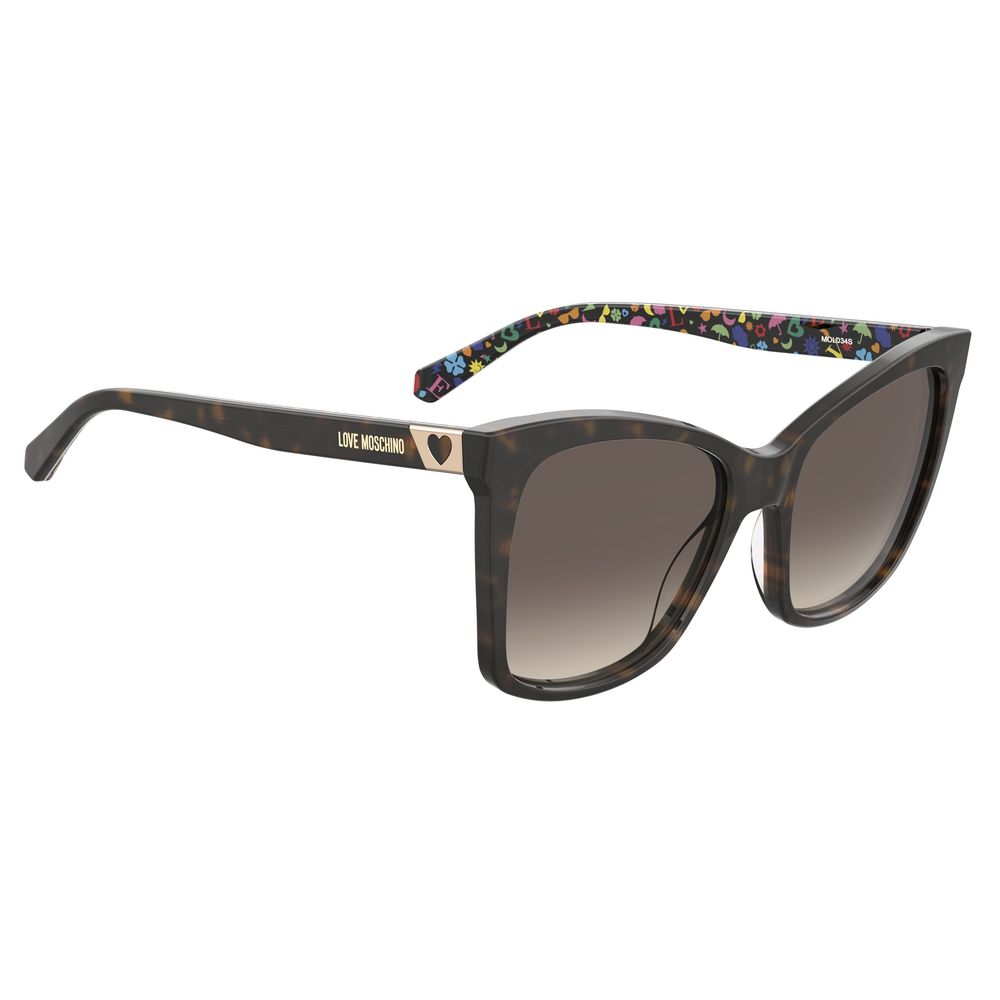 Brown Haircalf Sunglasses