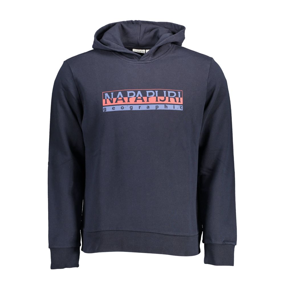 Jersey de algodón azul para hombre