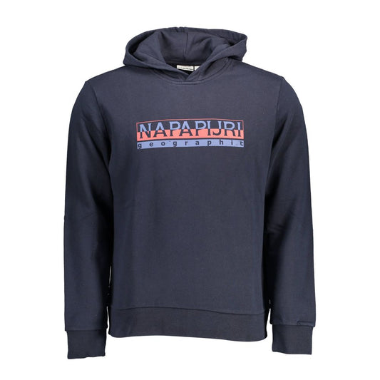 Jersey de algodón azul para hombre
