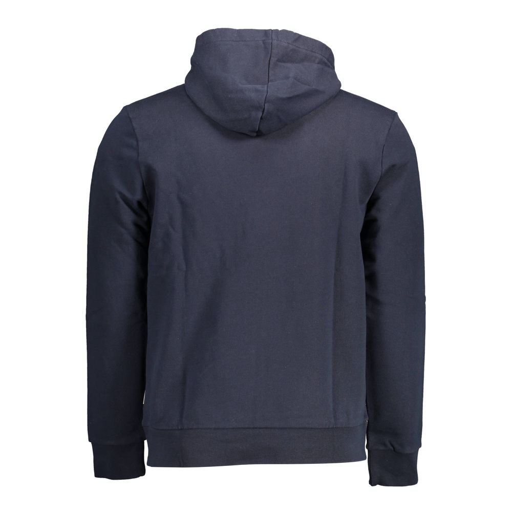 Jersey de algodón azul para hombre