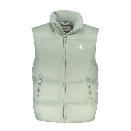 Chaqueta de poliamida verde
