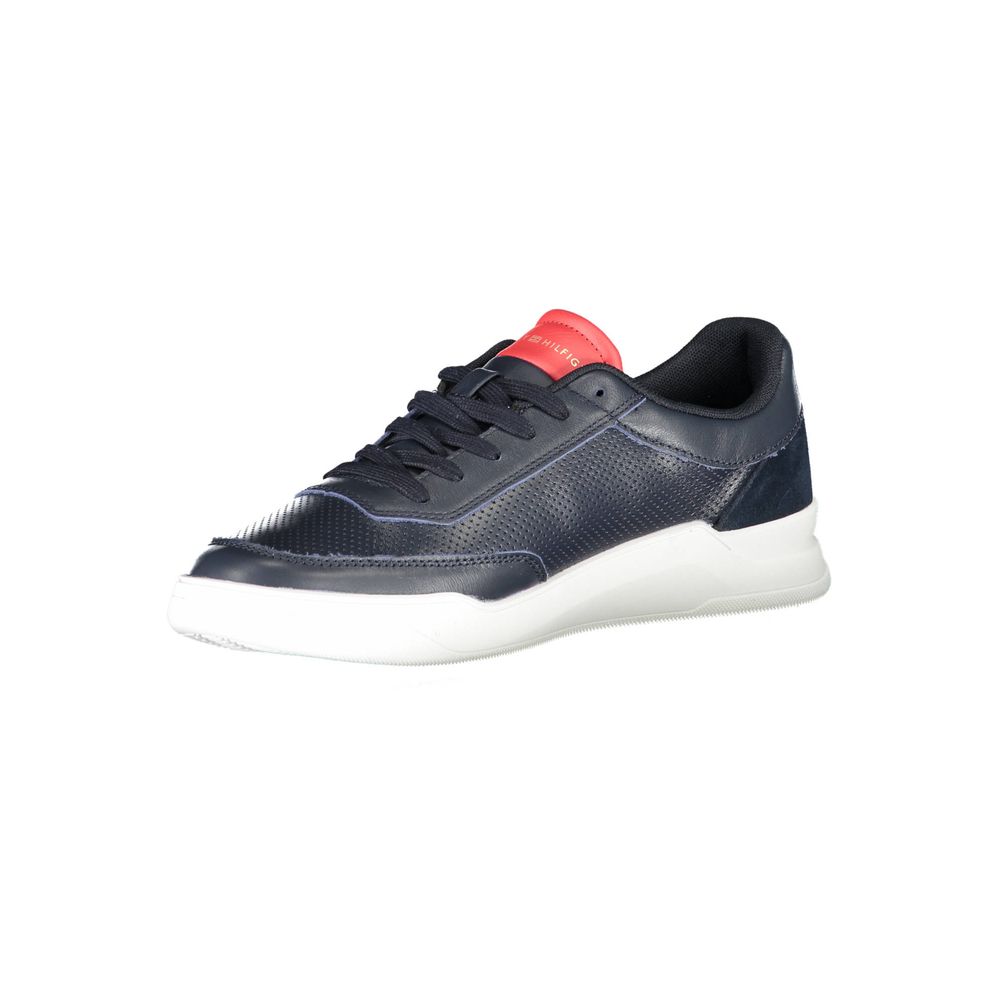 Blue Polyester Sneaker
