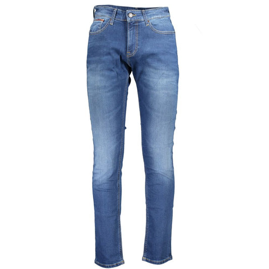 Vaqueros azules de algodón para hombre