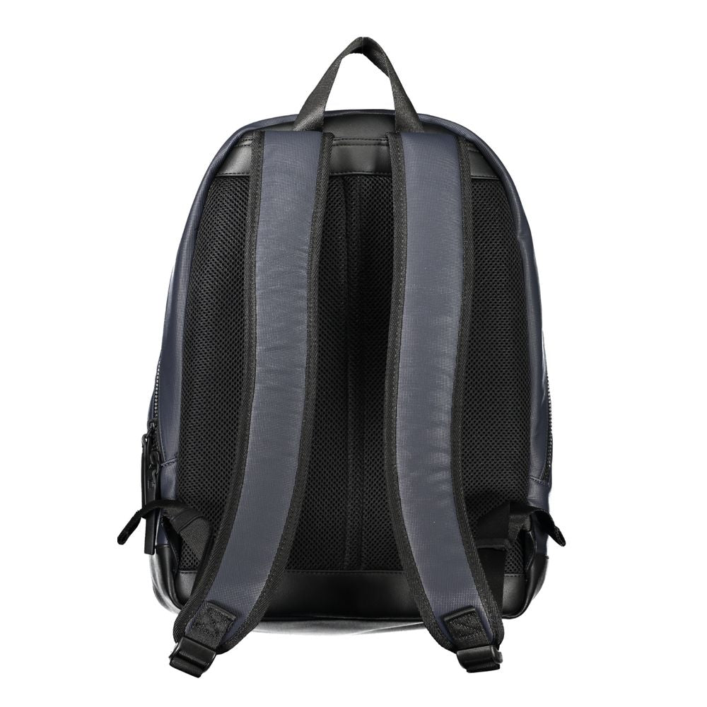 Mochila de polietileno azul para hombre