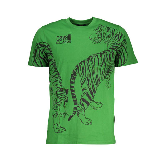 Camiseta verde de algodón