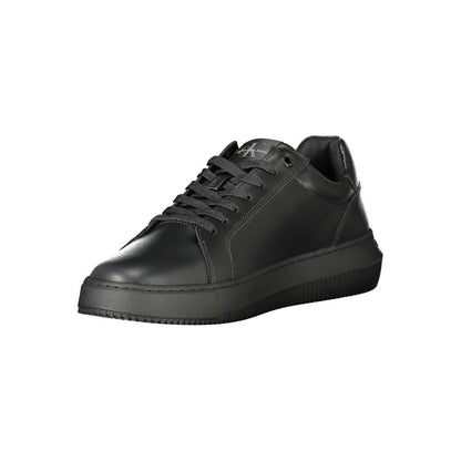 Zapatilla de poliéster negra