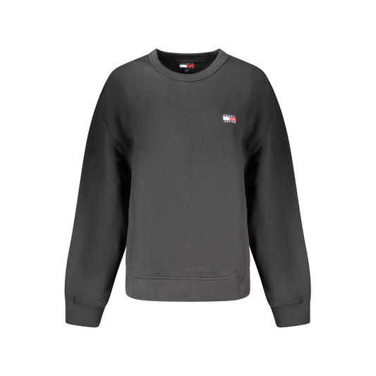 Black Cotton Women Sweater