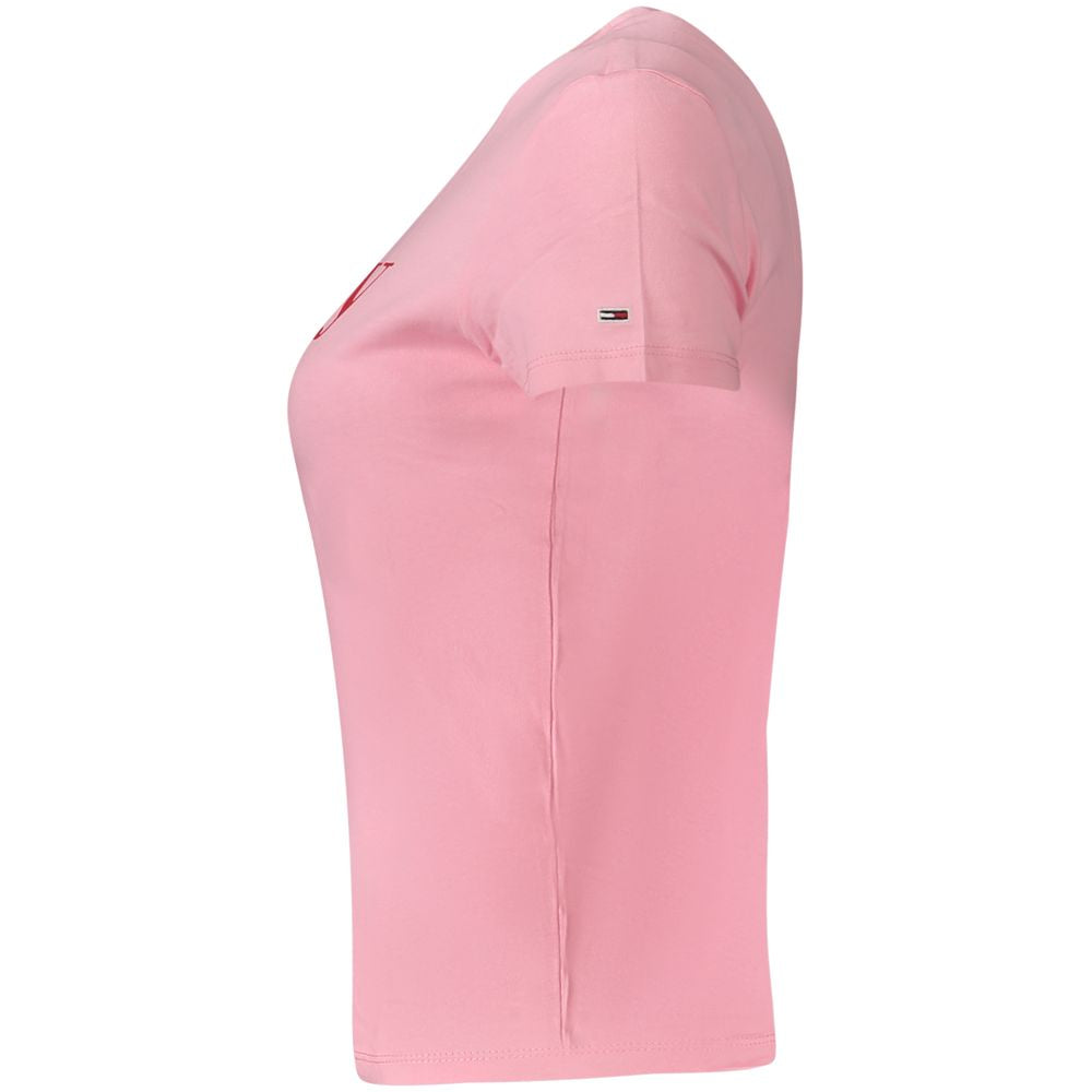 Pink Cotton Tops & T-Shirt