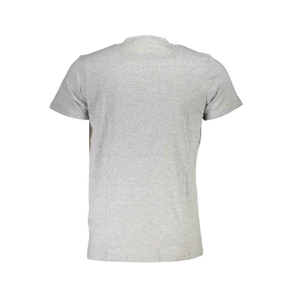 Camiseta marrón de algodón para hombre