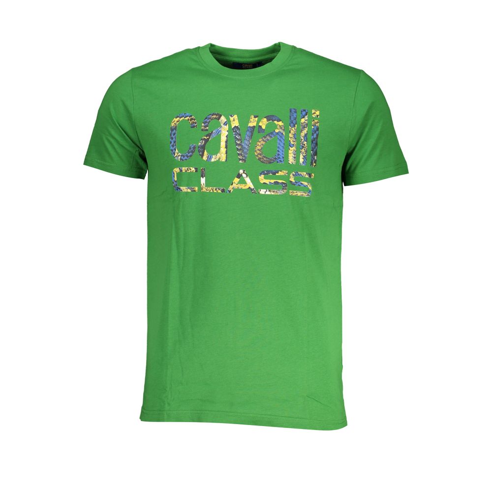 Camiseta verde de algodón