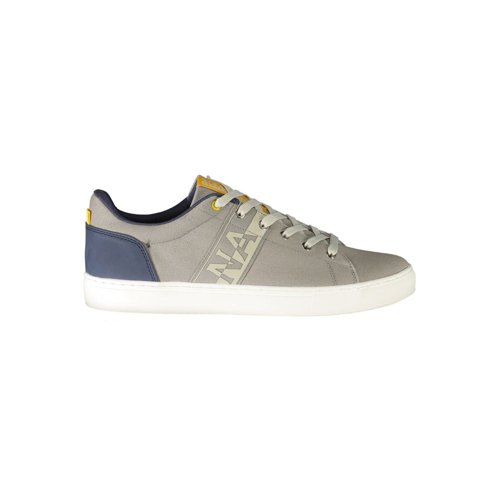 Zapatilla de poliéster gris