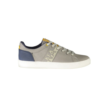 Zapatilla de poliéster gris