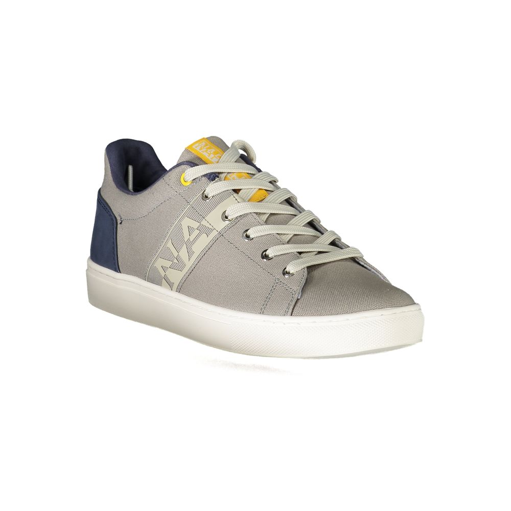 Zapatilla de poliéster gris