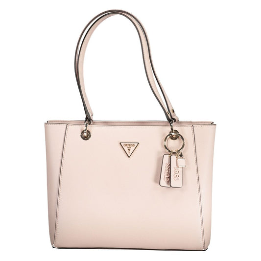Bolso de polietileno rosa para mujer