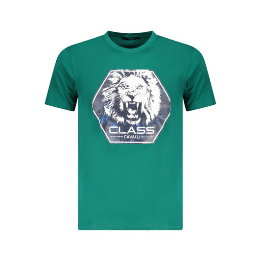 Camiseta verde de algodón