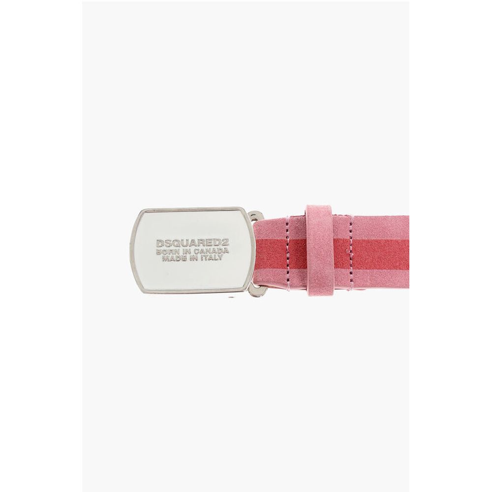 Two-Tone Suede Belt 30mm