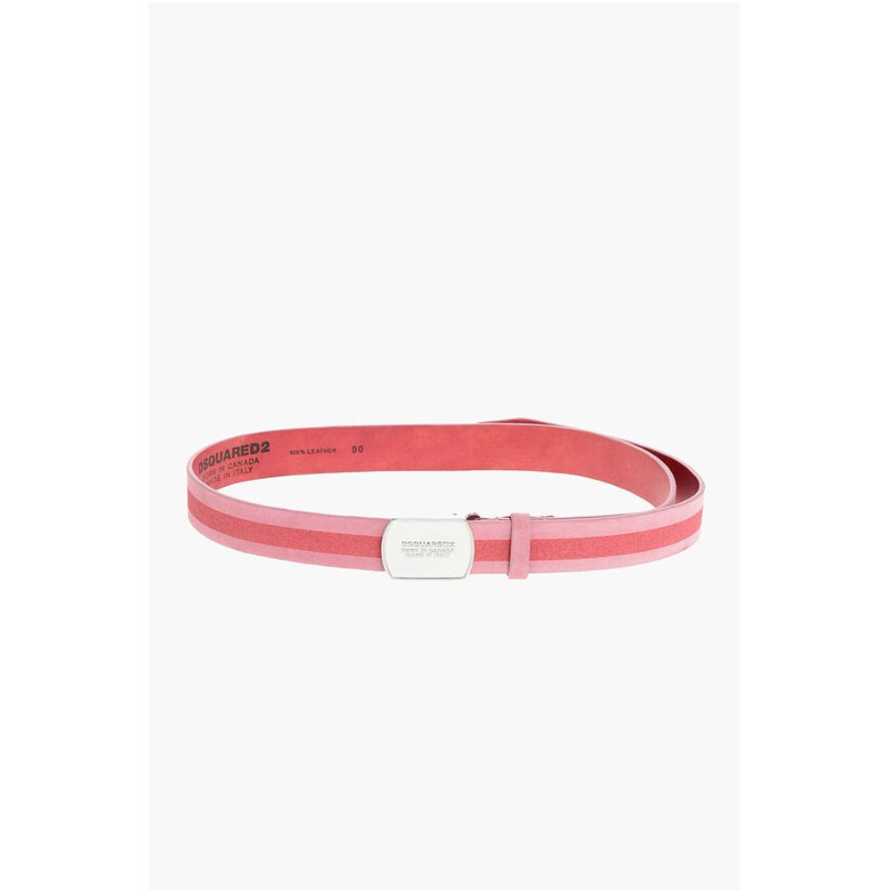 Two-Tone Suede Belt 30mm