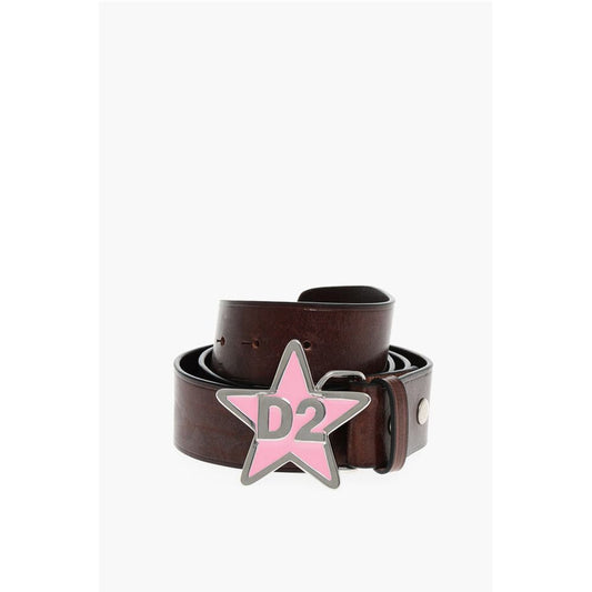 Leather D2 STAR Belt 40mm
