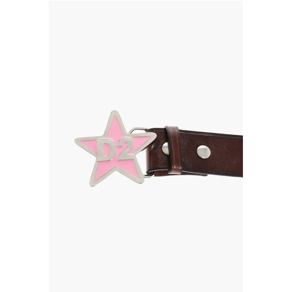 Leather D2 STAR Belt 40mm