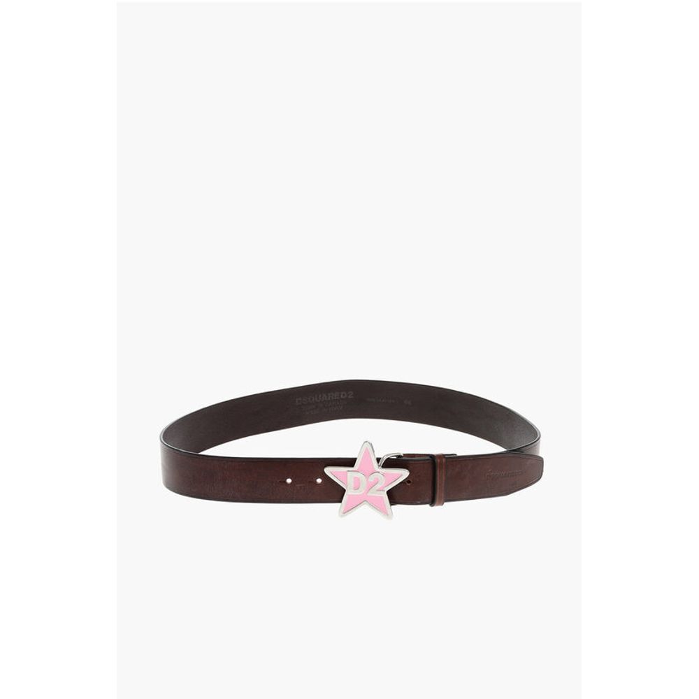 Leather D2 STAR Belt 40mm