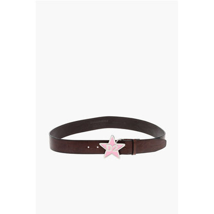 Leather D2 STAR Belt 40mm