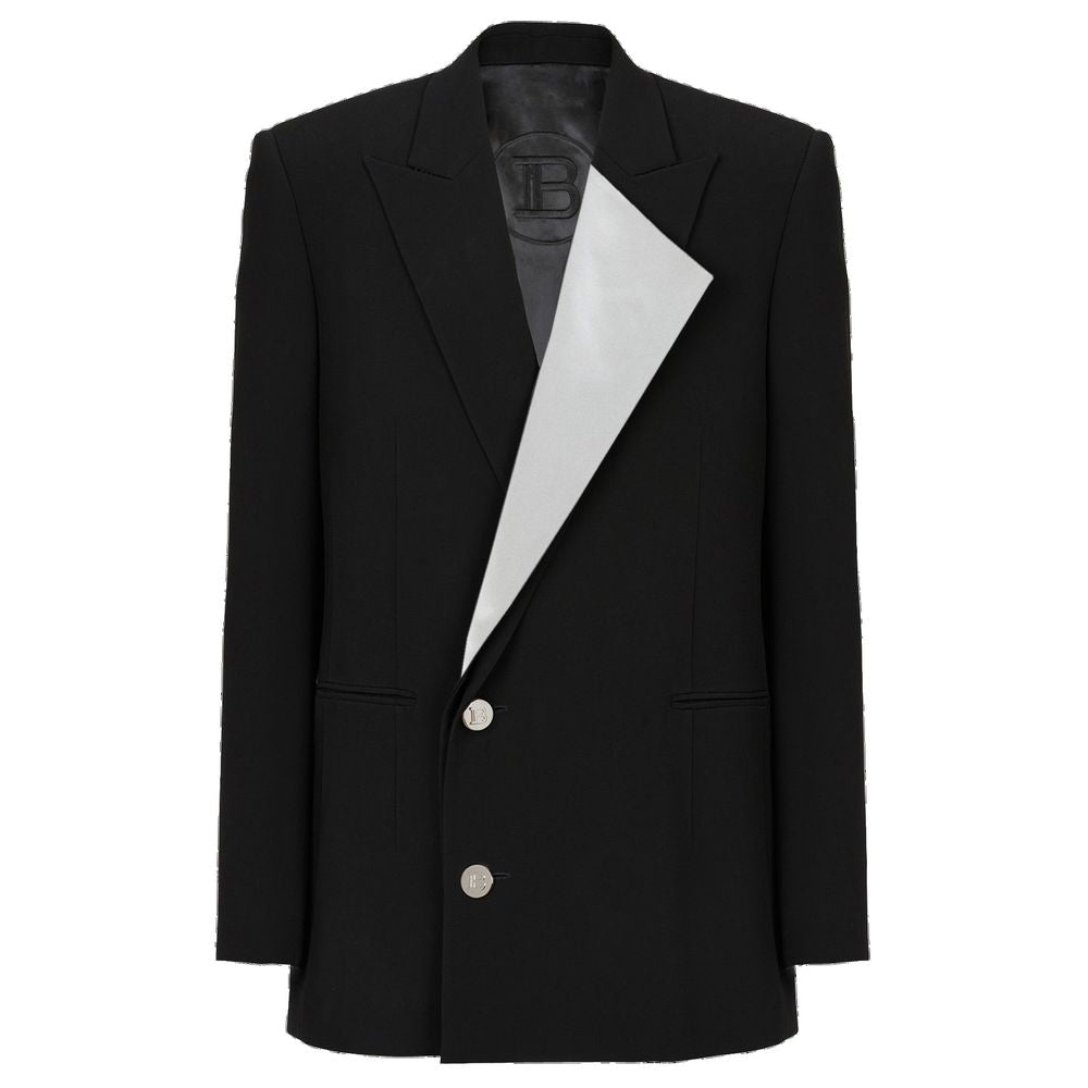 Black Viscose Blazer