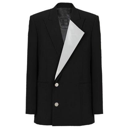 Black Viscose Blazer
