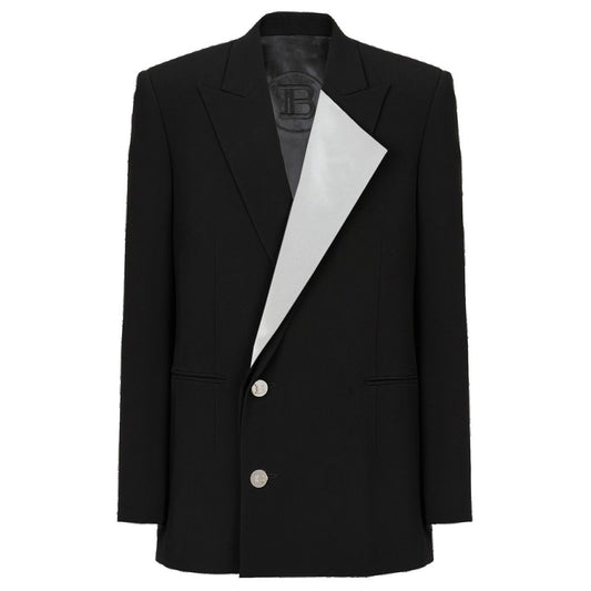 Black Viscose Blazer