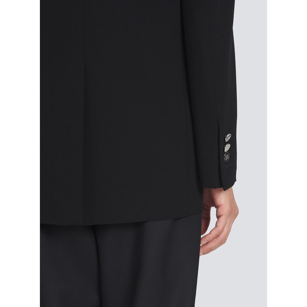 Black Viscose Blazer