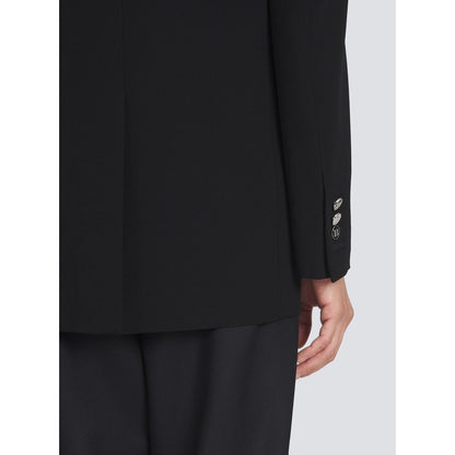 Black Viscose Blazer