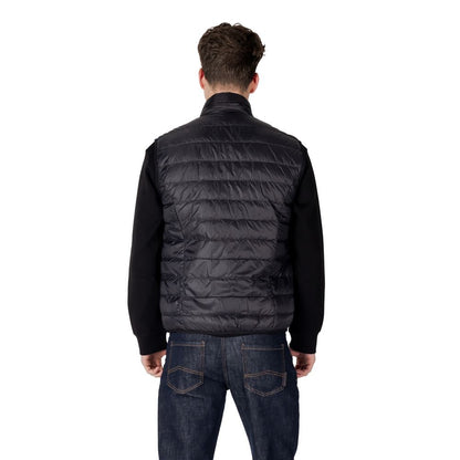 Chaqueta de poliamida negra