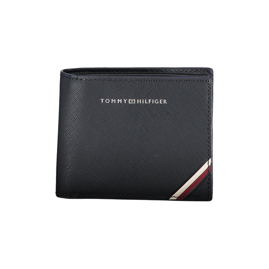 Cartera de hombre de piel azul