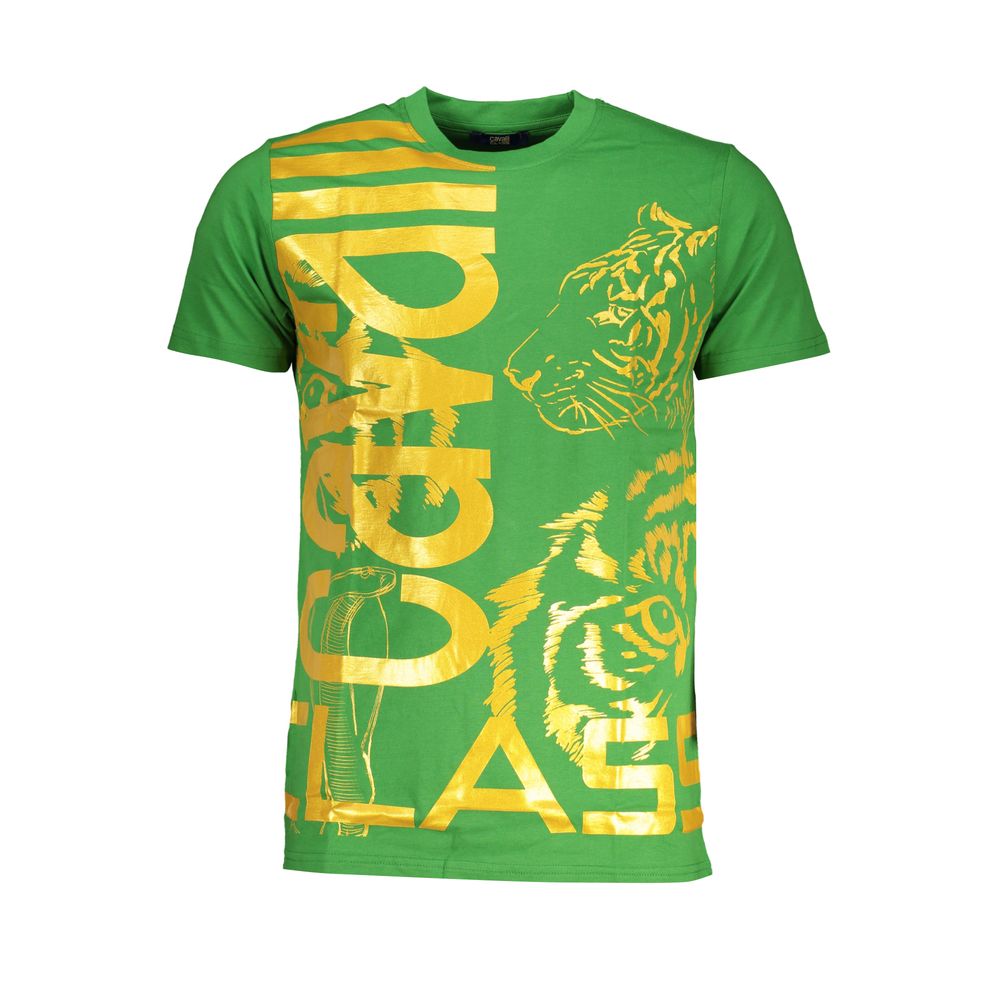 Camiseta verde de algodón