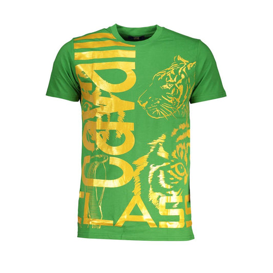 Camiseta verde de algodón