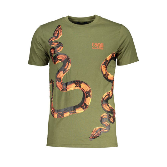 Camiseta verde de algodón
