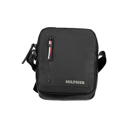 Bolso bandolera de polietileno negro