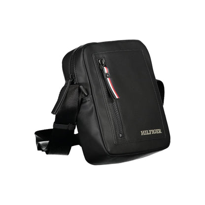 Bolso bandolera de polietileno negro