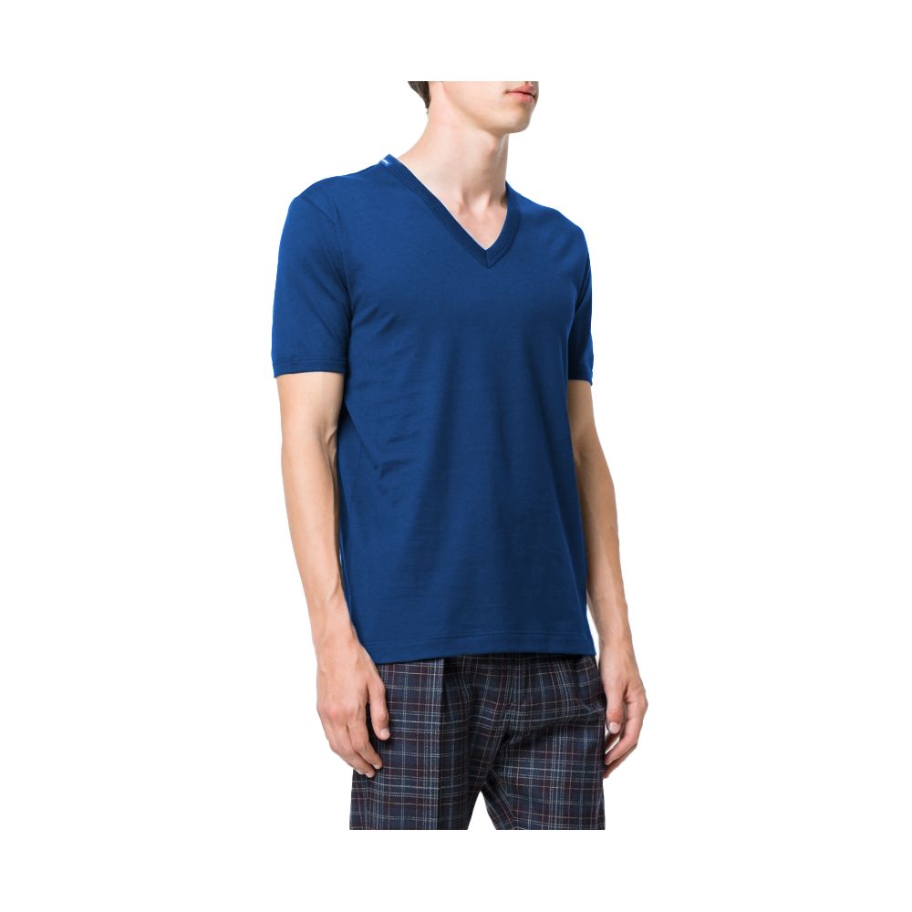 Blue Cotton T-Shirt