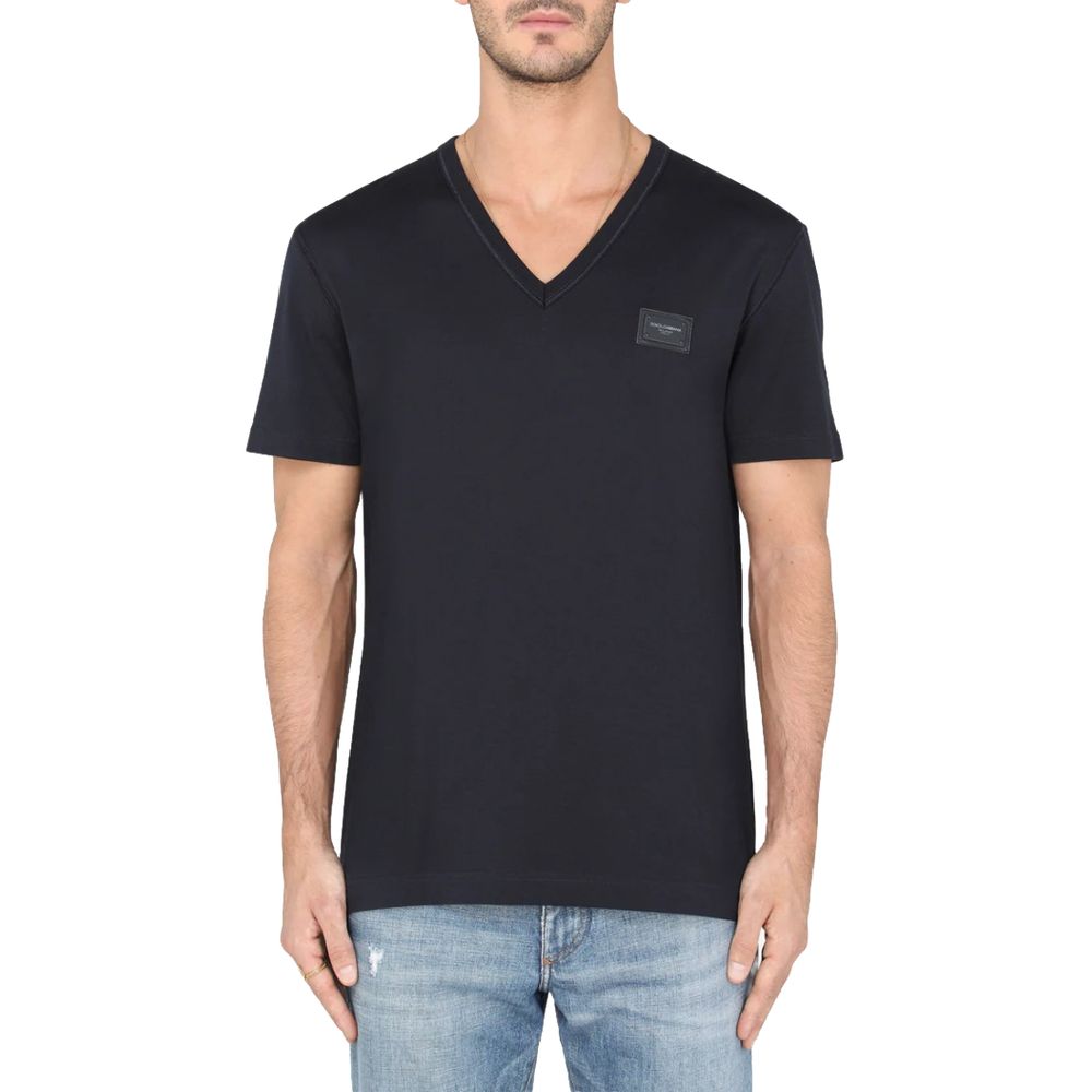 Blue Cotton T-Shirt