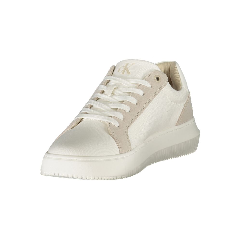 Sneaker Hombre Piel Blanco