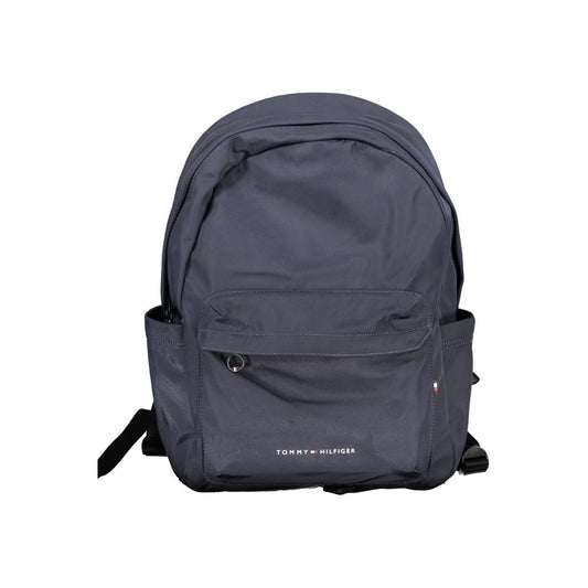 Mochila de poliéster azul