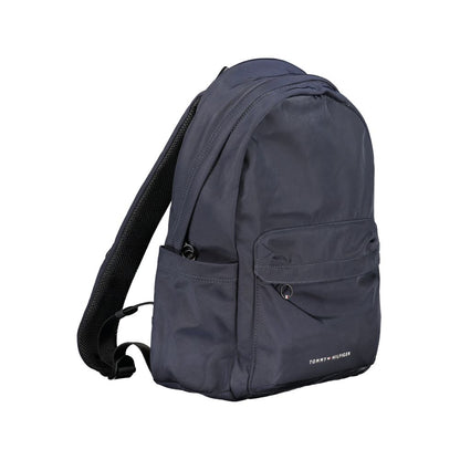 Mochila de poliéster azul