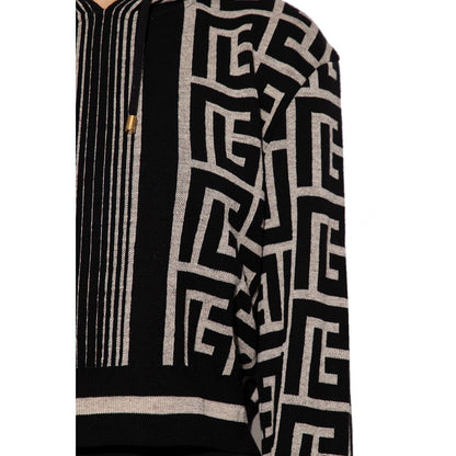 Black Merino Wool Sweater
