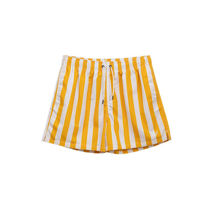 Bañador de poliéster amarillo