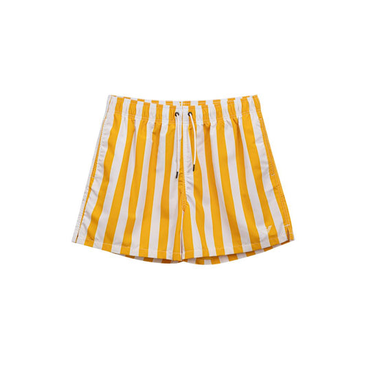 Bañador de poliéster amarillo