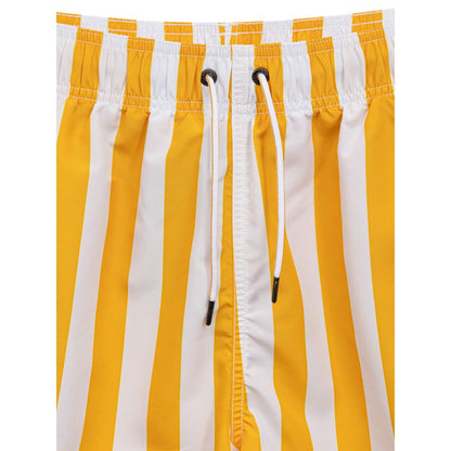 Bañador de poliéster amarillo