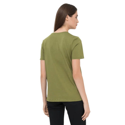 Green Cotton Tops & T-Shirt