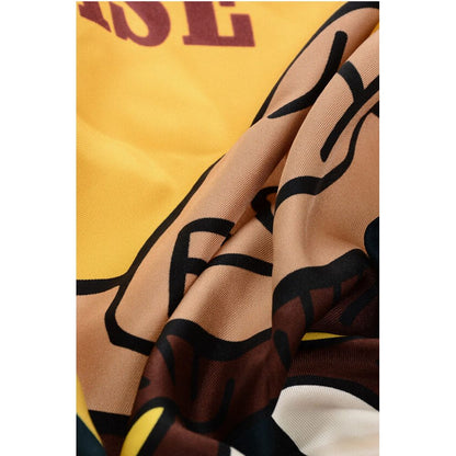 Lucky Bear Printed Silk Foulard