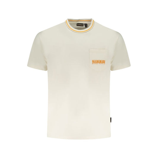 Camiseta blanca de algodón